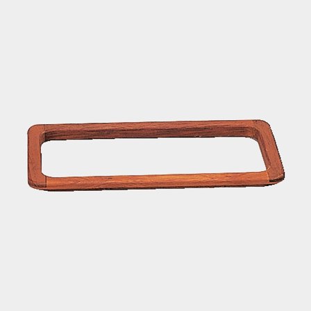 Cadre pour boîte à gants Roca, teck, 34 x 17.3 cm (dimensions extérieures) / 32 x 15.1 cm (dimensions de découpe)