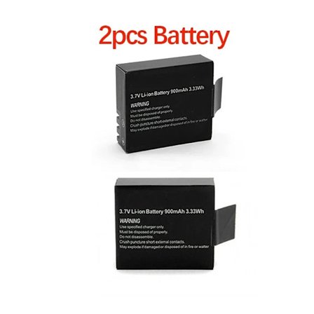 3,7V 900mAh Li-ion genopladeligt batteri til SJCAM SJ4000 WiFi SJ5000 WiFi SJ6000 SJ7000 WIFi M10 SJ5000x Sport Action Camera DV