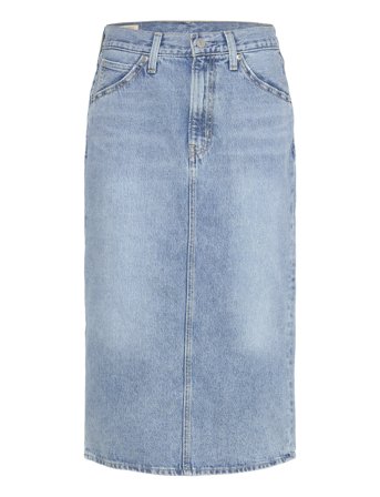 Hr Back Slit Skirt Riveting Cl Blue Levi's