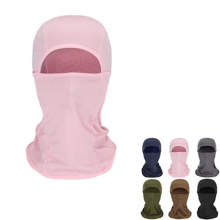 Motorcykel Hat Hovedbeklædning Cykling Balaclava Tynd Hat Hovedbeklædning Holdbar Høj Kvalitet Cykling Maske(Pink)