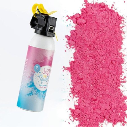 Kønsafsløring Brandslukker Pink Konfetti Pulver Baby Dreng Kønsafsløring Sprayflaske Til Babyshower Festligheder