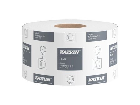 KATRIN Toalettpapper Plus Gigant S2 2-lagers, 360 ark, 98 mm, vitt 12/fp - Lyreco - Städ och hygien - Toalettpapper och torkpapper - Toalettpapper - 