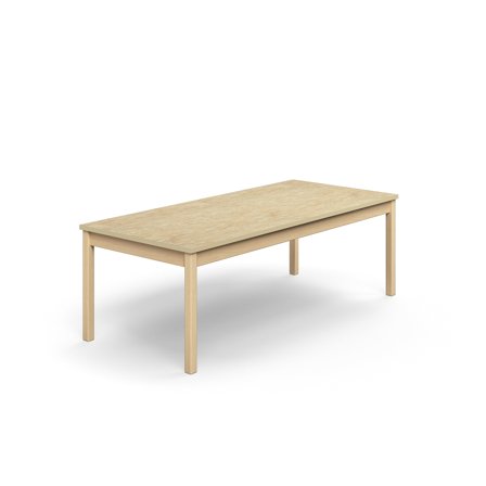 Tisch DECIBEL, 1800x800x590 mm, schalldämmendes Linoleum, beige