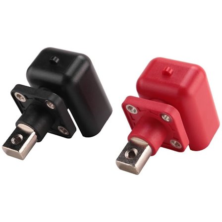 2 stk. 200A All-Copper Lithium Batteripost Højstrøms Kobberterminal Batteriforbinder Energilagrings Terminal (B)