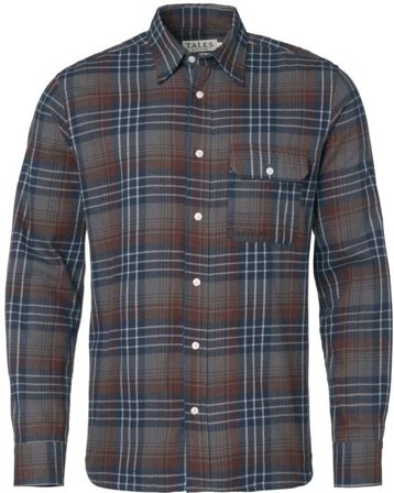 Chevalier Falcon Flannel Shirt Men Checked