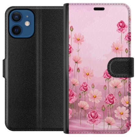 Yhteensopiva Lompakkokotelo Apple iPhone 12 Petal Reverie Soft Blush