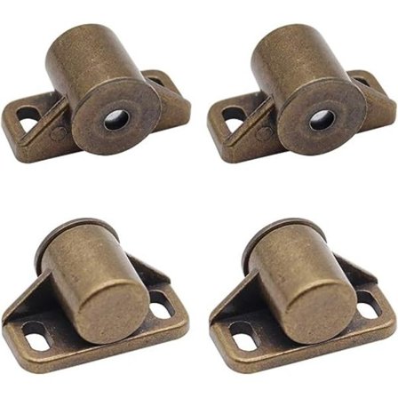 Skjult magnetisk dørstopper i rustfrit stål med klæbemidler og skruer