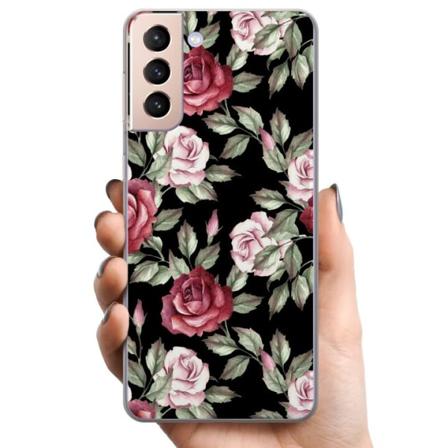 Samsung Galaxy S21+ 5G TPU Mobilskal Blommor