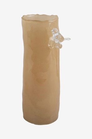 Present Time - Vase Bird On Branch Large - Gul - Krukker & vaser - Fra Homeroom