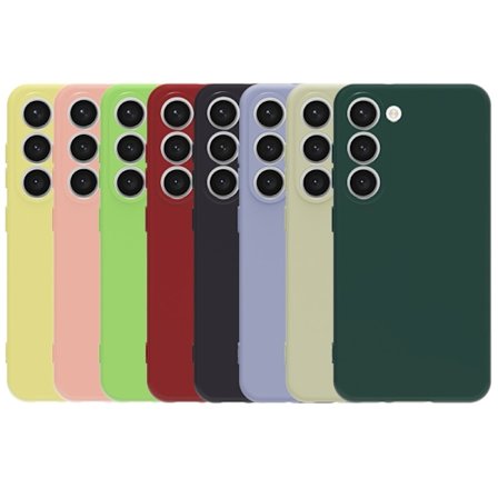 Samsung Galaxy S24 - skal af mikrofiber-silikone