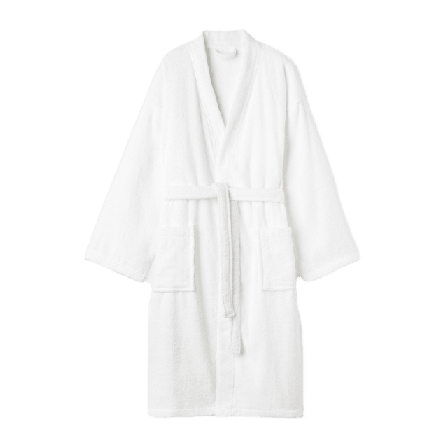 Åhléns Home Badrock STELLA Badrumstillbehör Vit L/XL