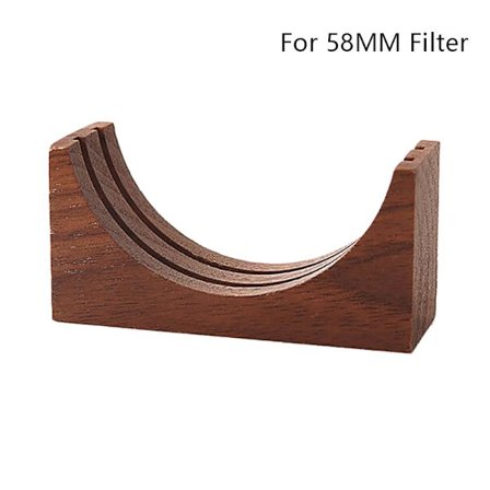 51/58 mm Espresso Puck Med Valnöt Stativ Tjocklek Kaffe Reusa