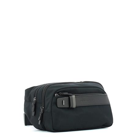 Piquadro, Toilet Bags Zwart, Heren, Maat:ONE Size