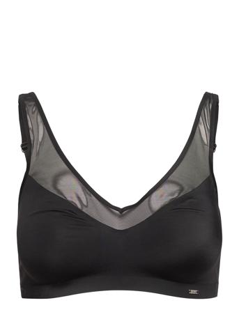 Bra Soft Top Megan Lingerie Bras & Tops Soft Bras Tank Top Bras Svart Lindex