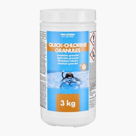 Snabbklor granulat 3 kg