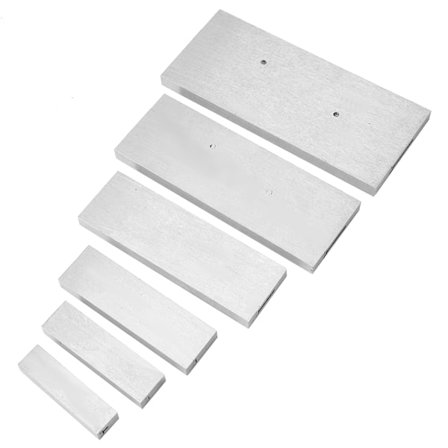 6 stk. Justerbart parallellblokksett i stål 3/8~2-1/4in Justeringsområde for nøyaktig måling