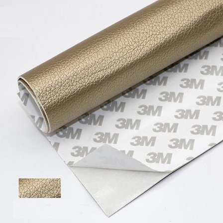 Självhäftande läderreparation läderreparationsband läder laga champagne guld champagne gull-FA-