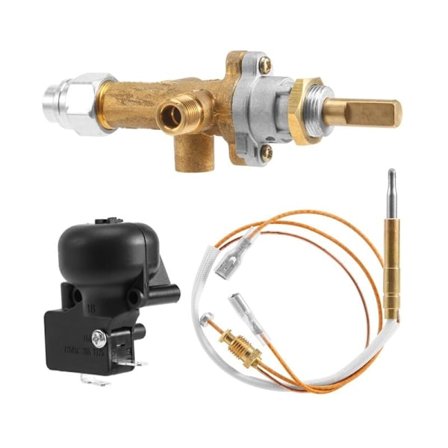 Gasol Patio Värmare Kontrollventil Termoelement Sensor Switch Knob Propangas LPG Utblåsning Eldstad Kontroll Säkerhet Pilot Port Montering