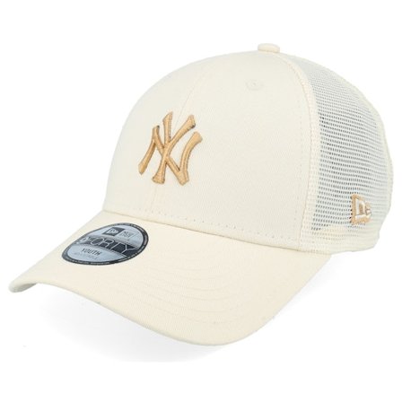 New Era - MLB Beige trucker Caps - Kids New York Yankees Homefield Light Terracotta Trucker @ Hatstore