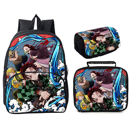 Ghost Slayers Blade Tredelad 16-tums skolväska Style 34