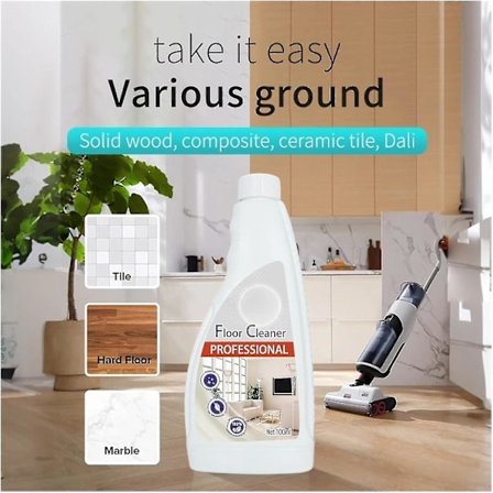 Golvrengöringsmedel för alla robotdammsugare och moppar, Golvrengöringsvätska kompatibel med Roborock Omo Joint, S8 Pro Ultra/s8/s8+/q5/q7-serien - 