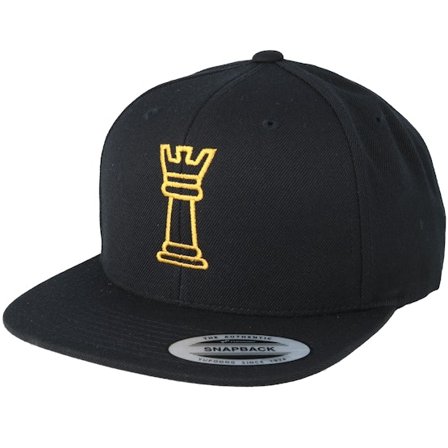 Iconic - Černá snapback Kšiltovka - Queen Chess Black Snapback @ Hatstore