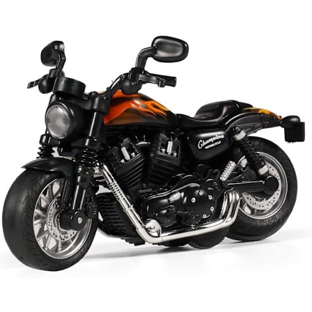 Mini Motorcykel Legetøj, med Lys og Musik Legetøj Motorcykel Model, Gave Legetøj til 3-9 Årige Drenge, Legetøjsmotorcykler til Drenge (sort)