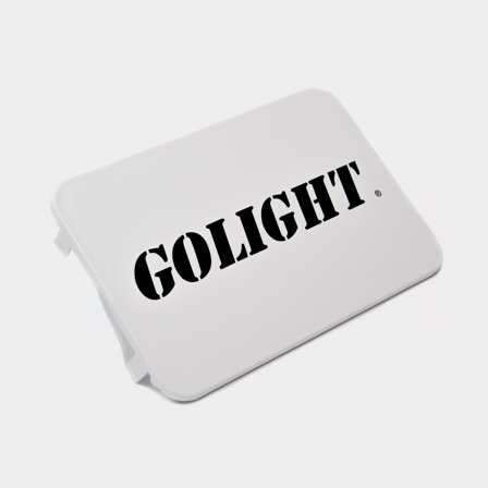 Golight Strålkastarskydd för äldre RadioRay modeller, tillverkat i vit plast för optimalt skydd och hållbarhet.