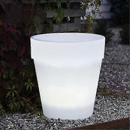 Solcellsblomkruka Ljus Trädgårdsbelysning Juldekoration Ljus Glödande Blomkruka