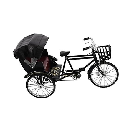 Docka Retro Motorcykel Modell Järn Dekorativ Cykel Klassisk Cykel Skulptur Antik Fordon Samling