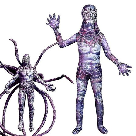 5-9 Børn Stranger Things Kostume Jumpsuit + Maske Sæt