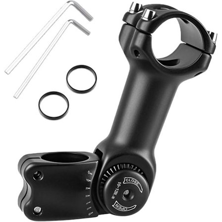 Justerbar cykel frempind 0-60 grader 25,4 mm 31,8 mm MTB frempind styrforhøjer til racercykel mountainbike BMX 1-1/8"