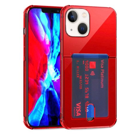 iPhone 13 Mini - Floveme Skal med Korthållare