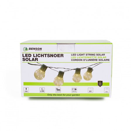 Solcellsdrivna LED-ljusslingor