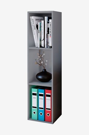 VCM - Vcm Samlerhylle Mendas Maxi - 3 rom - Grå - Skap - Fra Homeroom