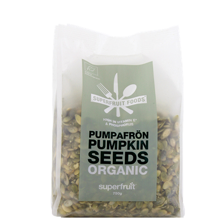 Superfruit Foods Pumpafrön Naturella 750 g
