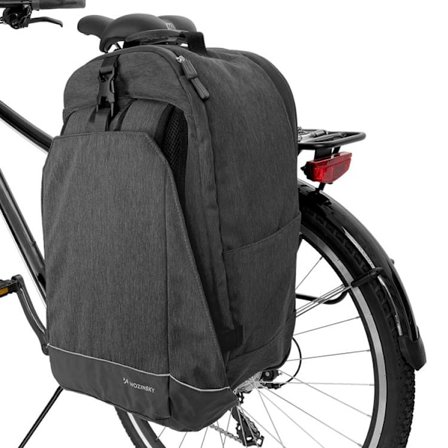 Wozinsky 2-i-1 Rygsæk/Cykelholder 40 L - Sort