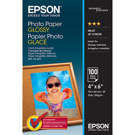 10x15cm Photo Paper Glossy 200g/m², 100 sheets
