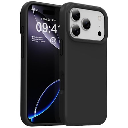 Stötdämpande Svart Skal iPhone 17 Pro Max