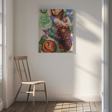 Forget Me Not Canvastavla 30x40 cm