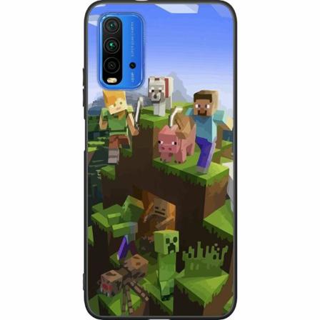 Xiaomi Redmi 9t Svart Skal Minecraft