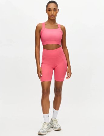 Röhnisch Flattering High Waist Bike Tights - Pink - XS