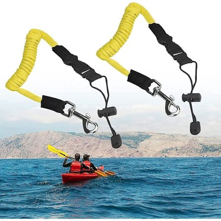 2 st Kanot Kajak Koppel Paddel Ung Kajak Paddel Rep Paddel Koppel Rep Kanot Kajak Paddel Säkerhet Elastisk Kajak Paddel Kajak Paddel Rep För Kajak, Ca