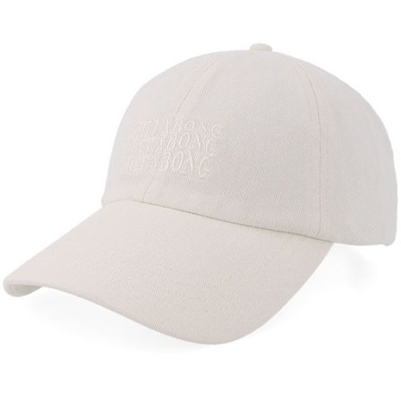 Billabong - Vit unconstructed Keps - Essential Canvas Salt Crystal Dad Cap @ Hatstore