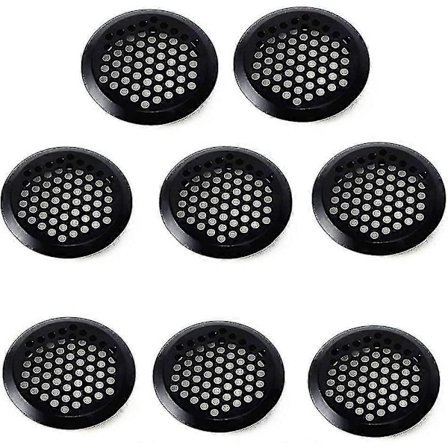 20 stk. Rund Sirkel Veggventil Gitterdeksel Luftventil Gitterdeksel Ventiler 53 mm