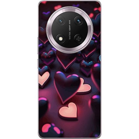 Kompatibel Mobilcover til Honor Honor Magic7 Lite Midnatshjerter