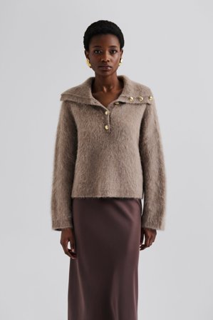 Malina - Yselle pullover - XL - Taupe