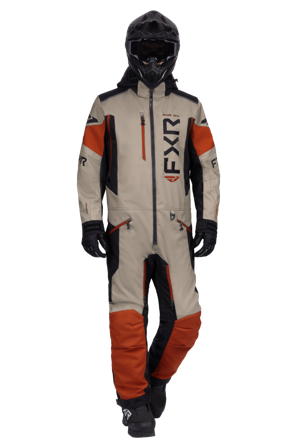 Monotraje FXR Helium Lite 26 Piedra/Naranja Quemado XL