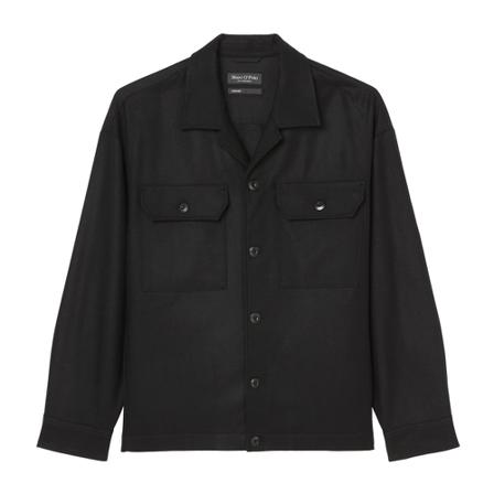 Marc O'Polo Casual Shirts , Zwart , Heren , Maat: XL