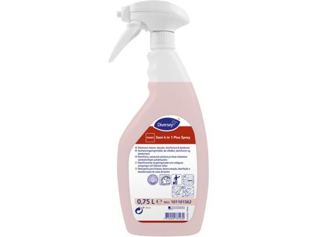 Taski Sanitetsrengöring Sani 4in1+ Spray 750ml - Lyreco - Städ och hygien > Rengöringsmedel > Sanitetsrent